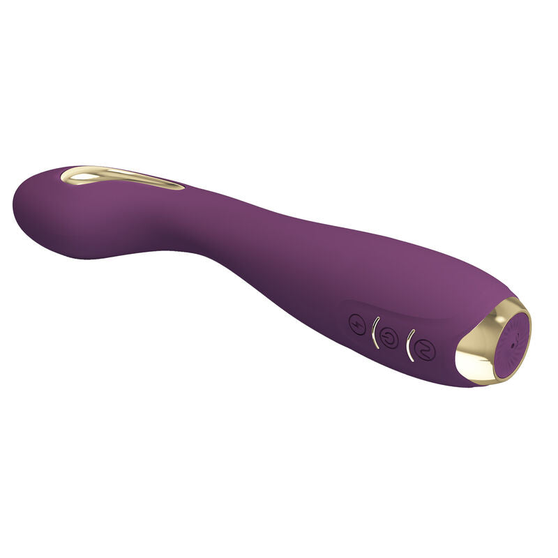 Vibratore Elettrostimolazione con App Pretty Love Hector — Viola