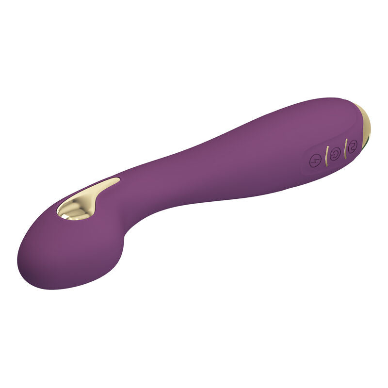Vibratore Elettrostimolazione con App Pretty Love Hector — Viola