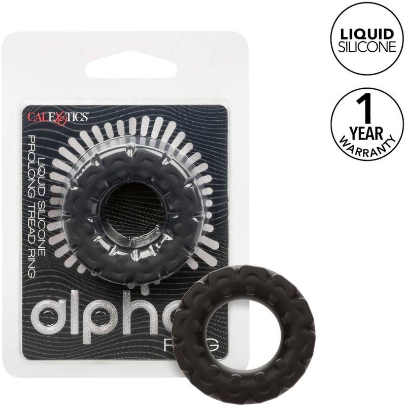 Anello Fallico Prolong Calexotics Alpha Tread Ring — Silicone