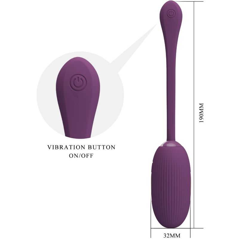 Uovo Vibrante Ricaricabile Pretty Love Doreen — Silicone