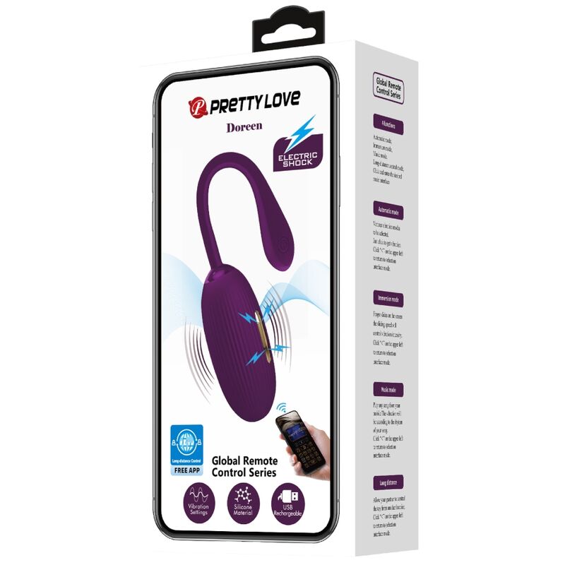 Uovo Vibrante Ricaricabile Pretty Love Doreen — Silicone