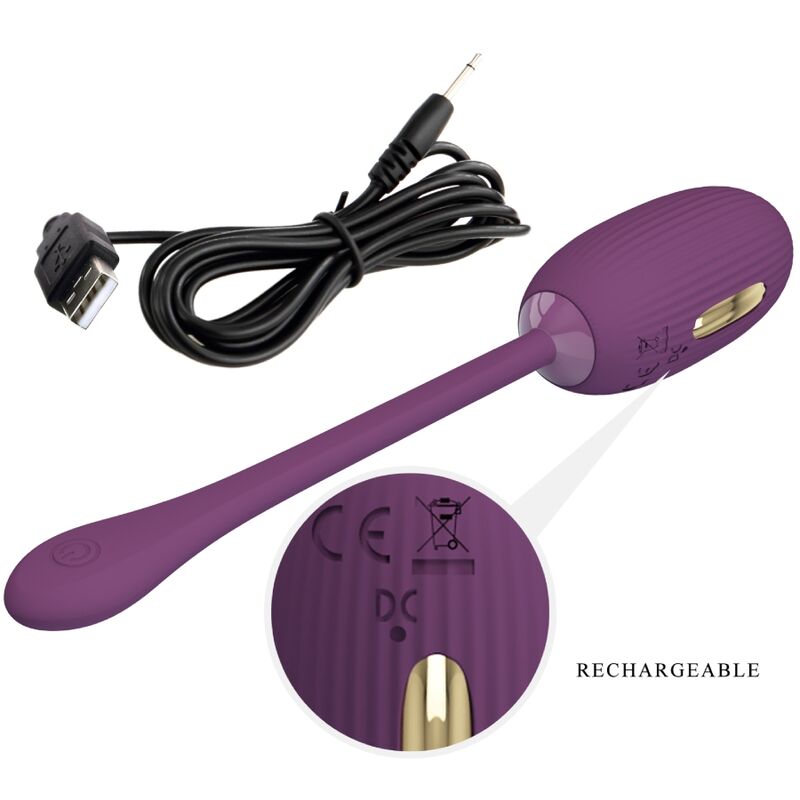 Uovo Vibrante Ricaricabile Pretty Love Doreen — Silicone