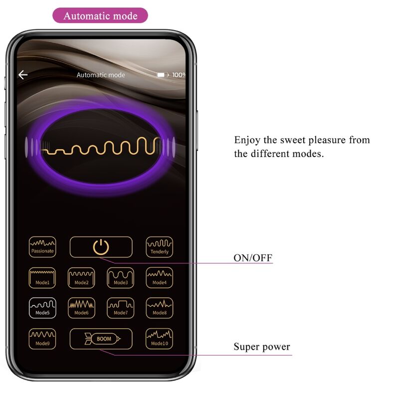 Uovo Vibrante Ricaricabile Pretty Love Doreen — Silicone