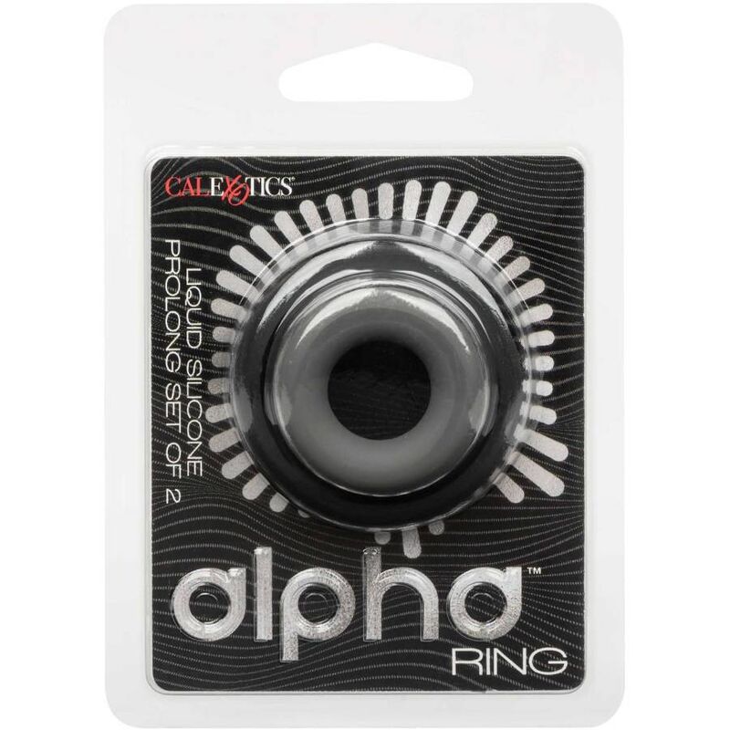 Anello Fallico Vibrante Calexotics Alpha Prolong — Set 2 pz