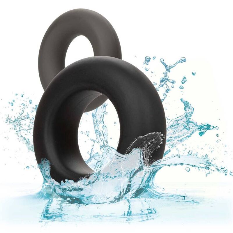 Anello Fallico Vibrante Calexotics Alpha Prolong — Set 2 pz