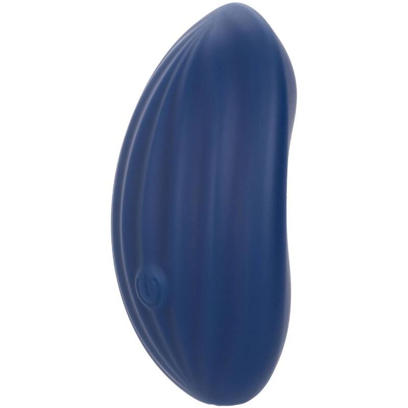 Vibratore Wand Calexotics Cashmere Velvet Curve — Silicone, Blu