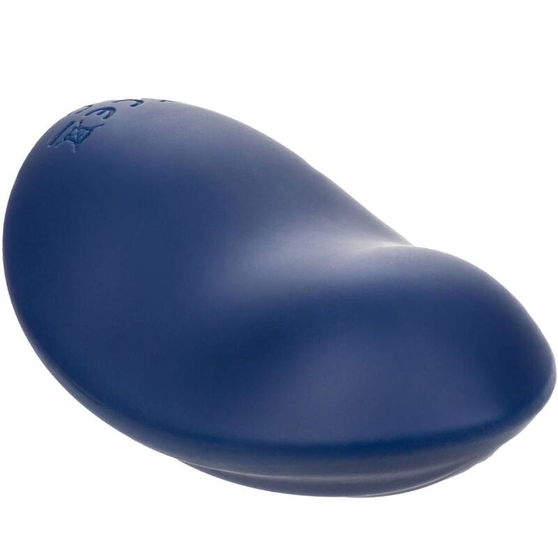 Vibratore Wand Calexotics Cashmere Velvet Curve — Silicone, Blu