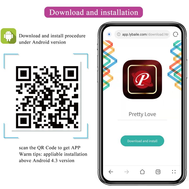 Vibratore Rabbit con Telecomando Pretty Love August — 12 Funzioni