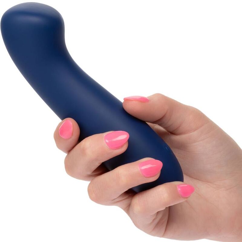 Vibratore Wand Calexotics Cashmere Satin G — Silicone, Blu