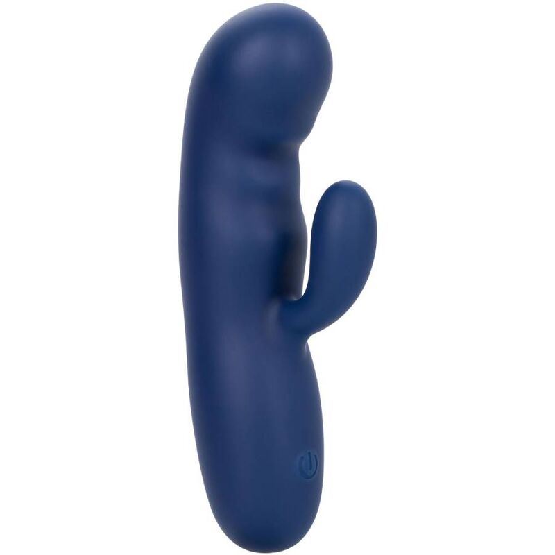 Vibratore Punto G Calexotics Cashmere Silk Duo — Silicone, blu