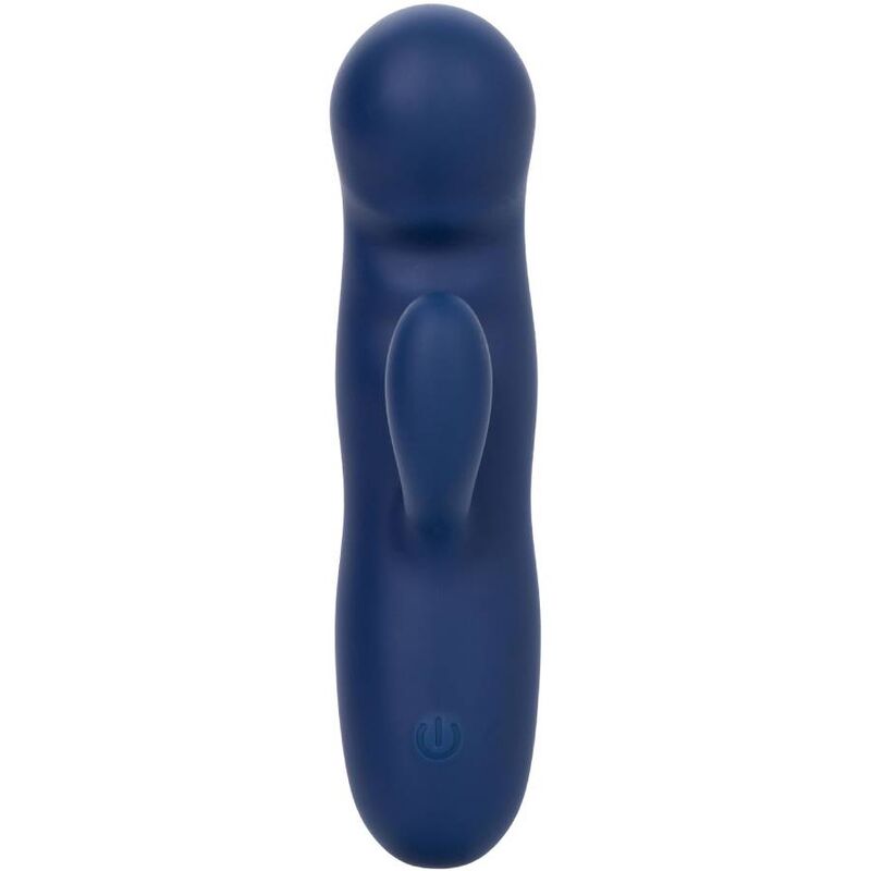 Vibratore Punto G Calexotics Cashmere Silk Duo — Silicone, blu