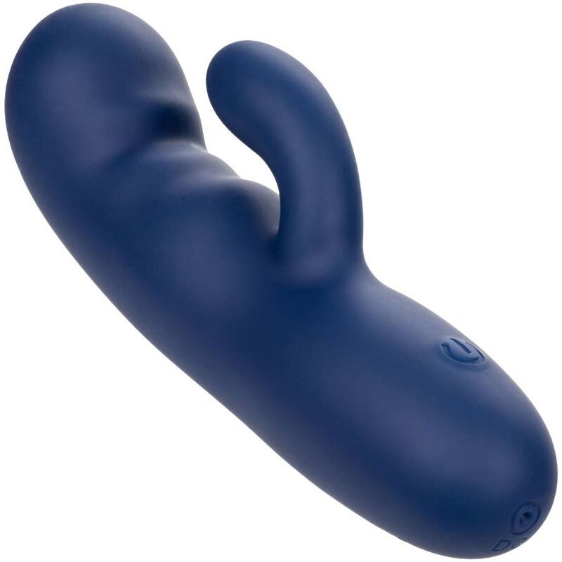 Vibratore Punto G Calexotics Cashmere Silk Duo — Silicone, blu