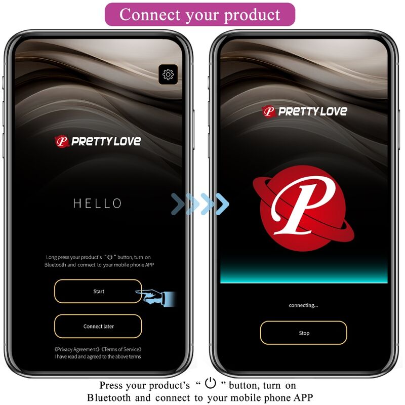 Uovo Vibrante con App Pretty Love Abner — Lilla