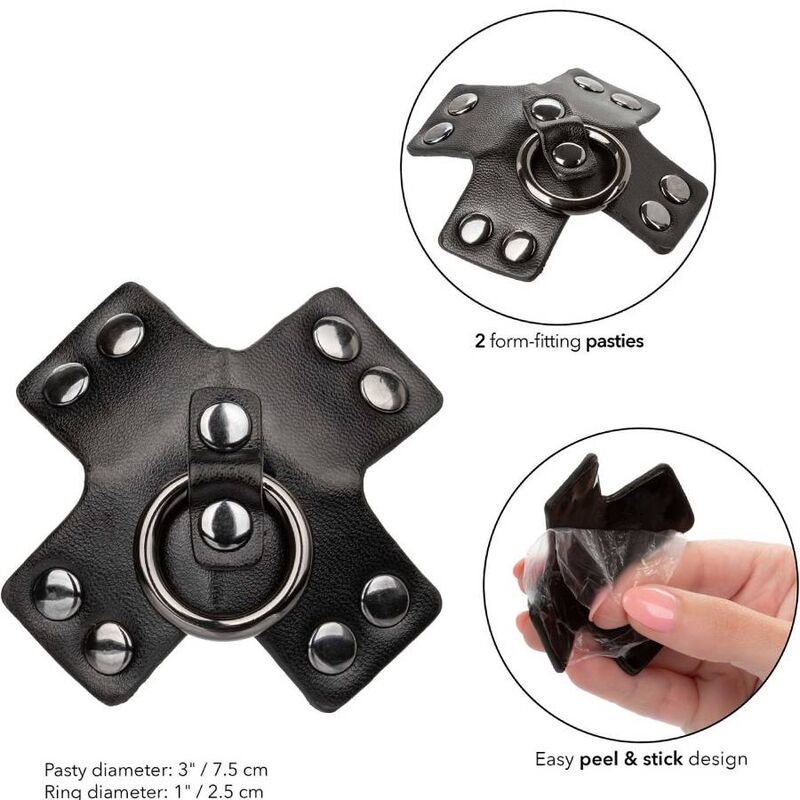 Copricapezzoli con O-Ring Calexotics Euphoria — Riutilizzabili
