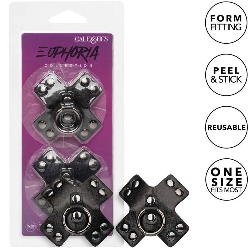 Copricapezzoli con O-Ring Calexotics Euphoria — Riutilizzabili