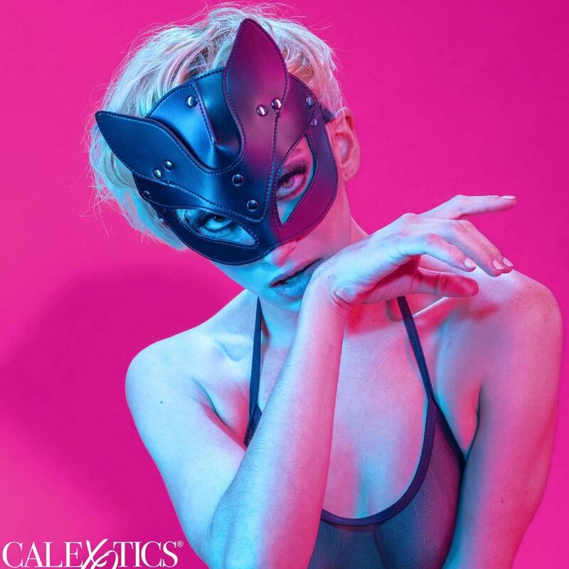 Maschera BDSM da Gatto Calexotics Euphoria — Velluto e Vegan