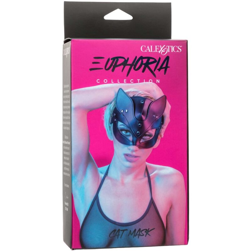 Maschera BDSM da Gatto Calexotics Euphoria — Velluto e Vegan