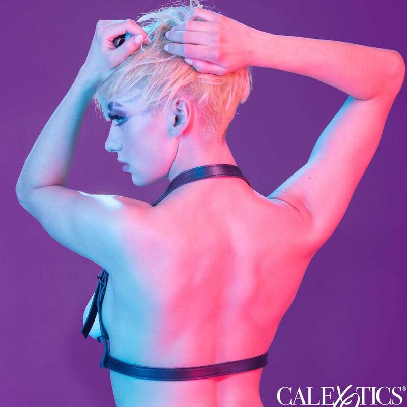 Imbracatura Harness Calexotics Euphoria Halter — Fibbia, Nera