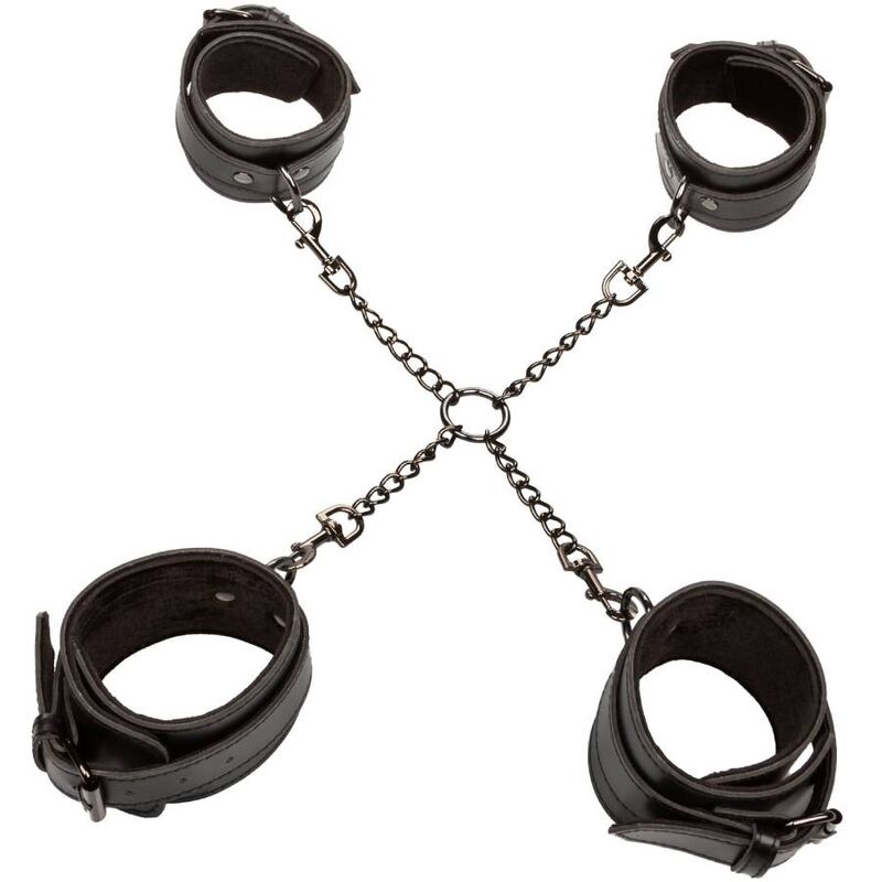 Kit Bondage Hog Tie Calexotics Euphoria — 4 Manette Regolabili