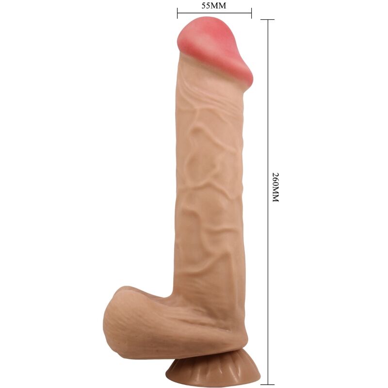Dildo Realistico con Ventosa Pretty Love Sliding Skin — 26 cm