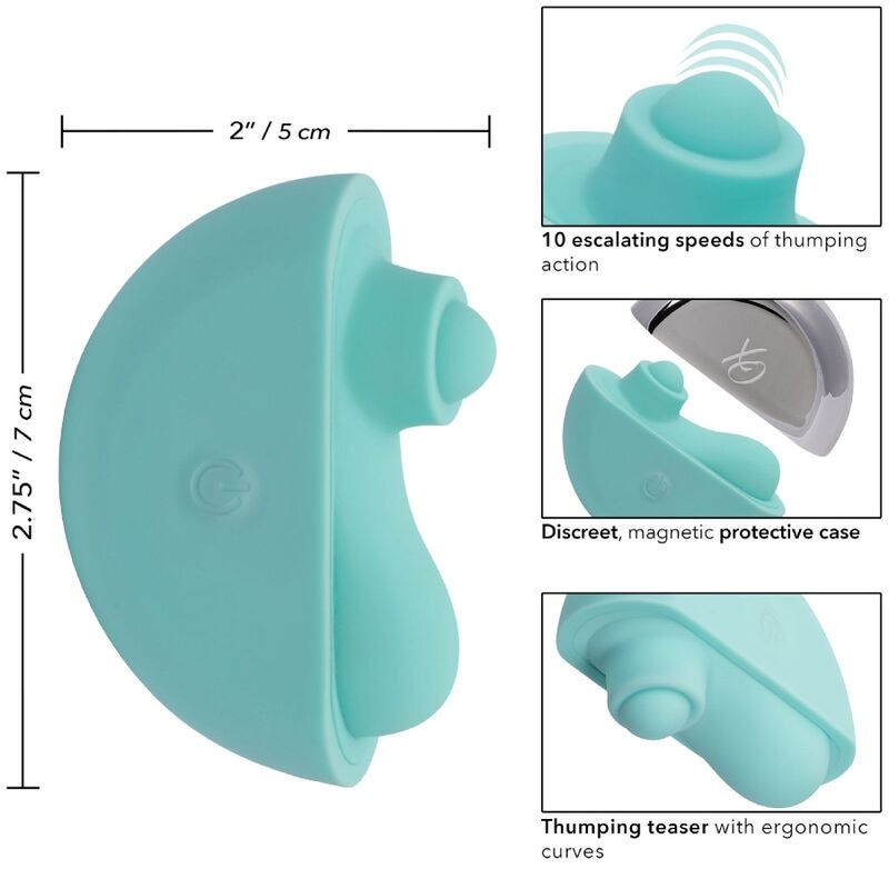 Stimolatore Clitoride Calexotics Ovation Acclaim — Verde Acqua