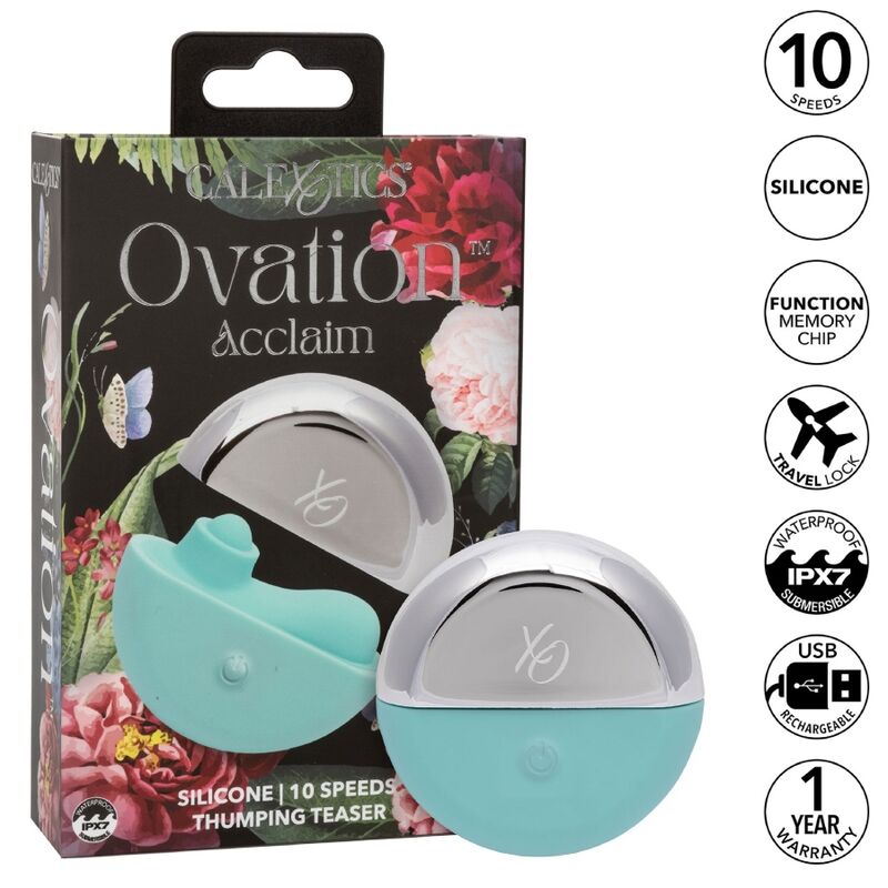 Stimolatore Clitoride Calexotics Ovation Acclaim — Verde Acqua