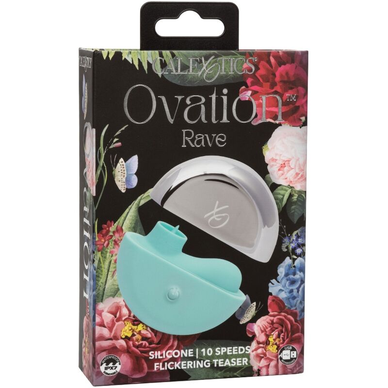 Stimolatore Clitoride Vibrante Calexotics Ovation Rave — Verde