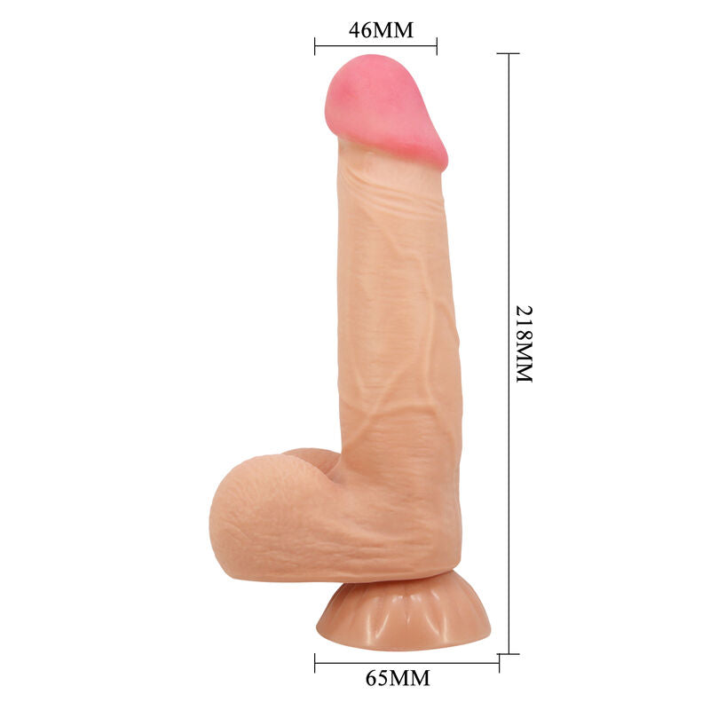 Dildo Realistico con Ventosa Pretty Love Sliding Skin — 21,8 cm