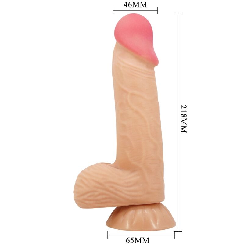 Dildo Realistico con Ventosa Pretty Love Sliding Skin — 20,6 cm