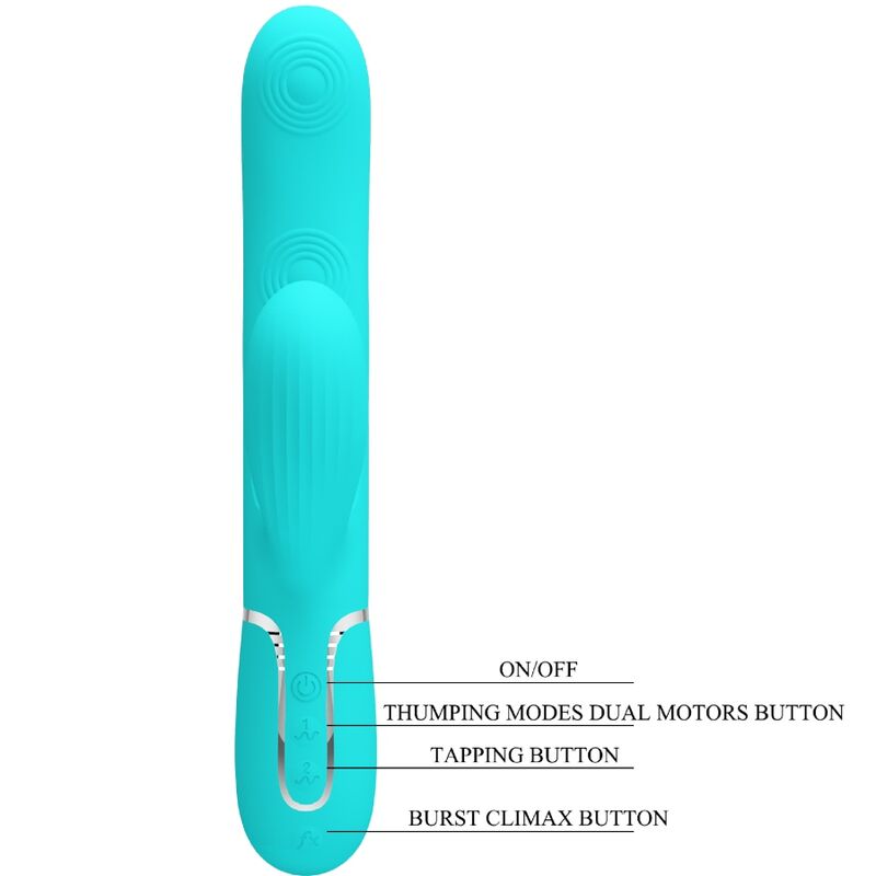 Vibratore Rabbit Multifunzione Pretty Love Perlita — 7 Modalità