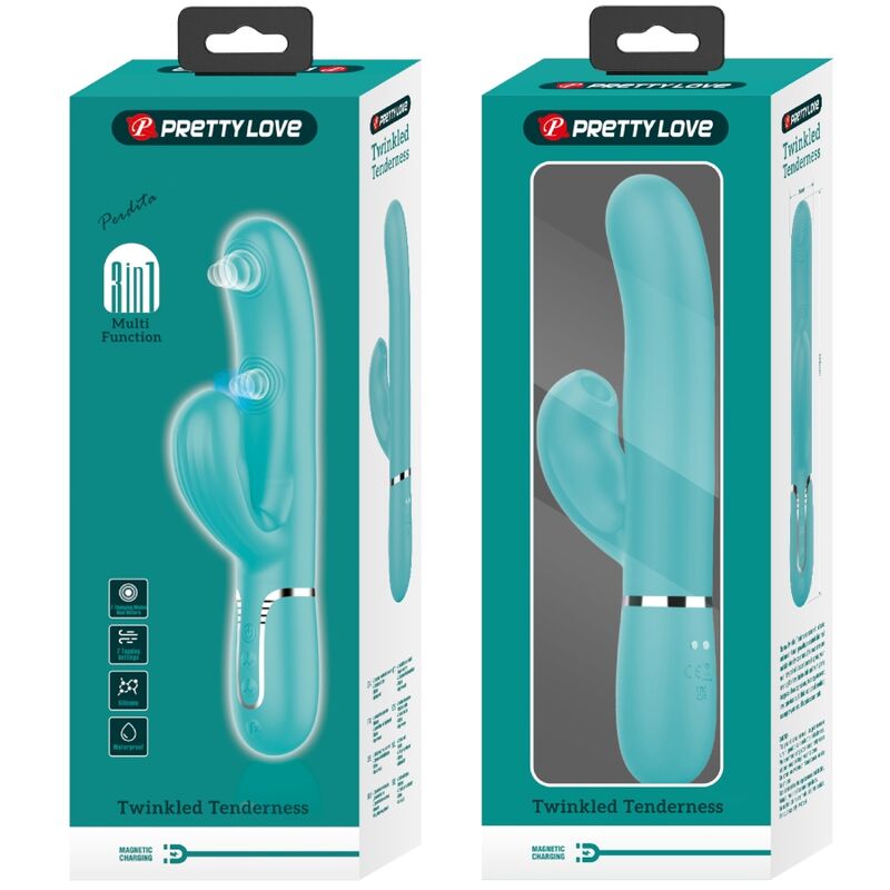 Vibratore Rabbit Multifunzione Pretty Love Perlita — 7 Modalità