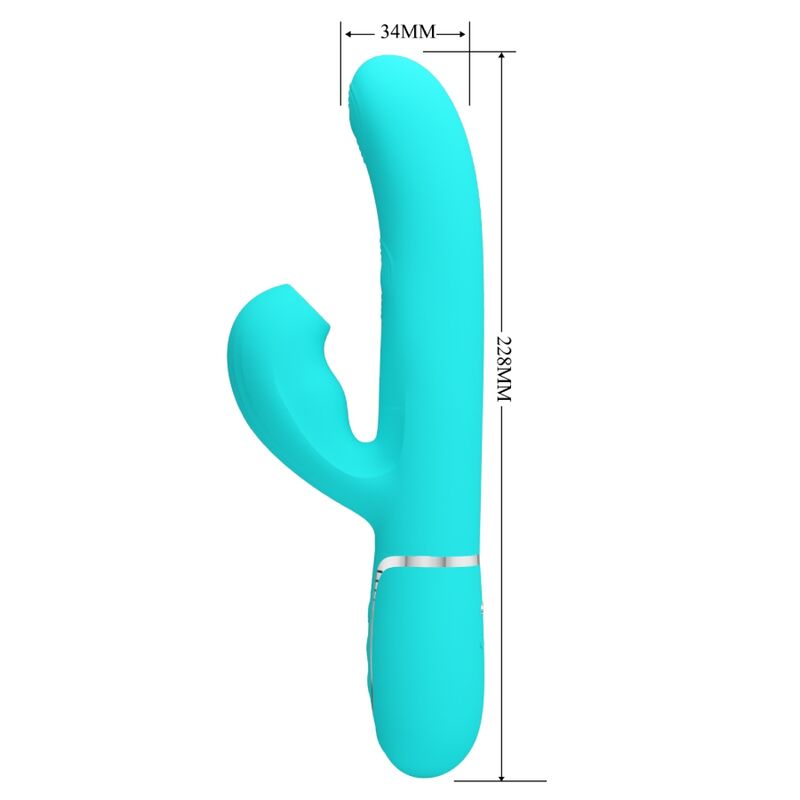 Vibratore Rabbit Multifunzione Pretty Love Perlita — 7 Modalità