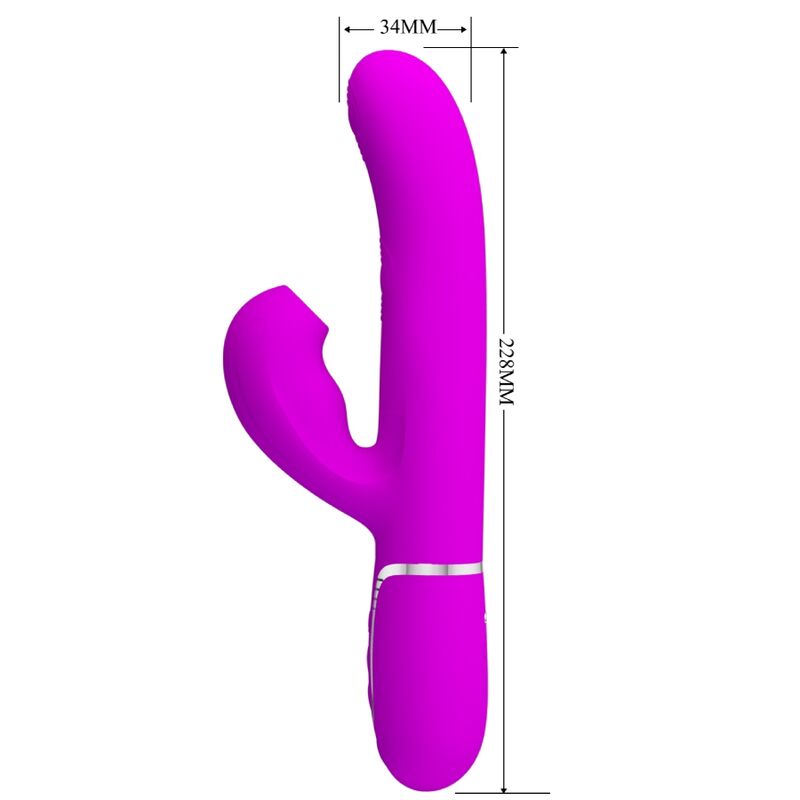 Vibratore Rabbit Multifunzione Pretty Love Perlita — 7 Modalità