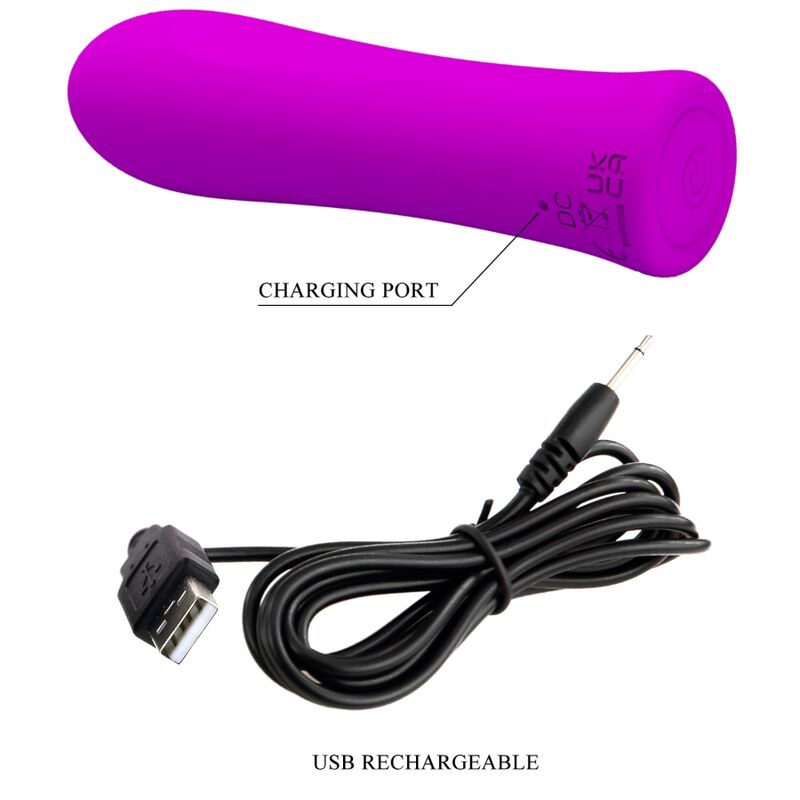 Vibratore Bullet Pretty Love Alfreda — 12 Modalità, Viola