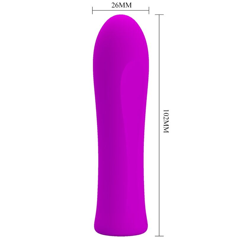Vibratore Bullet Pretty Love Alfreda — 12 Modalità, Viola
