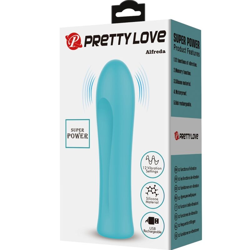 Vibratore Bullet Ricaricabile Pretty Love Alfreda — 12 Modalità