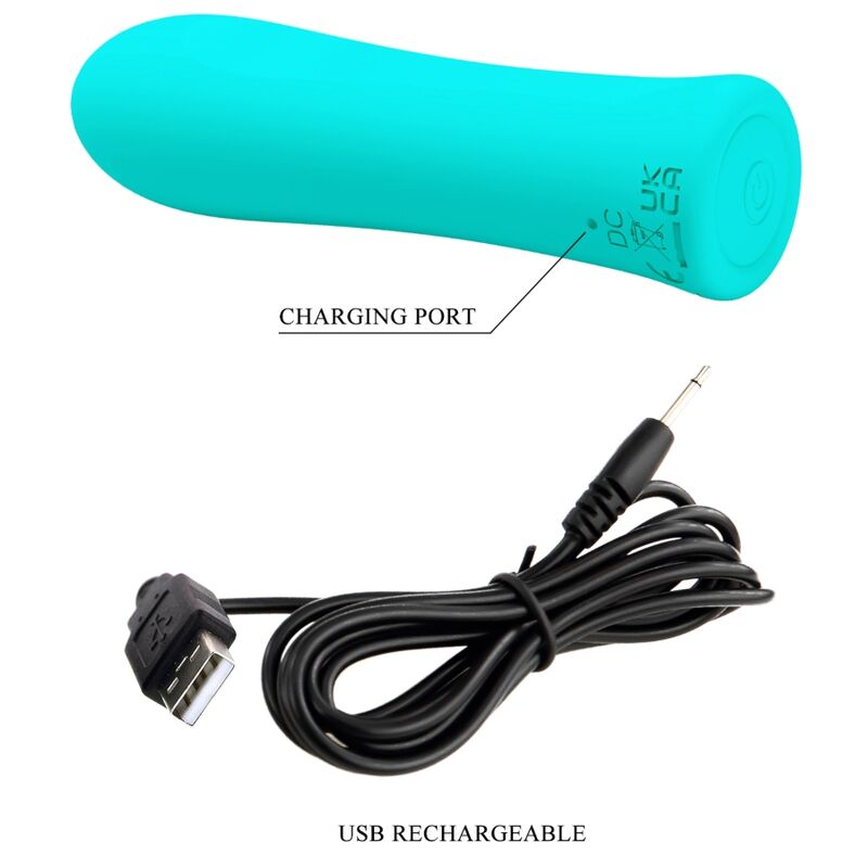 Vibratore Bullet Ricaricabile Pretty Love Alfreda — 12 Modalità