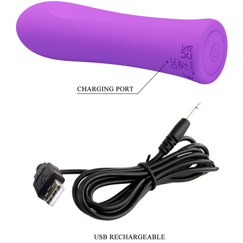 Vibratore Bullet Ricaricabile Pretty Love Alfreda — 12 Modalità