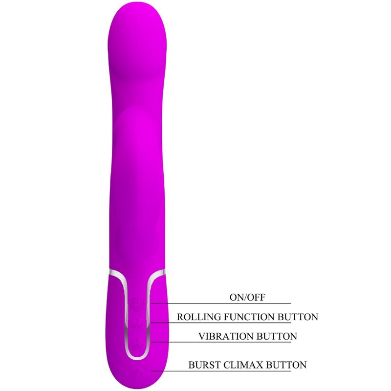 Vibratore Rabbit Pretty Love Flirtation — 7 Modalità, Viola