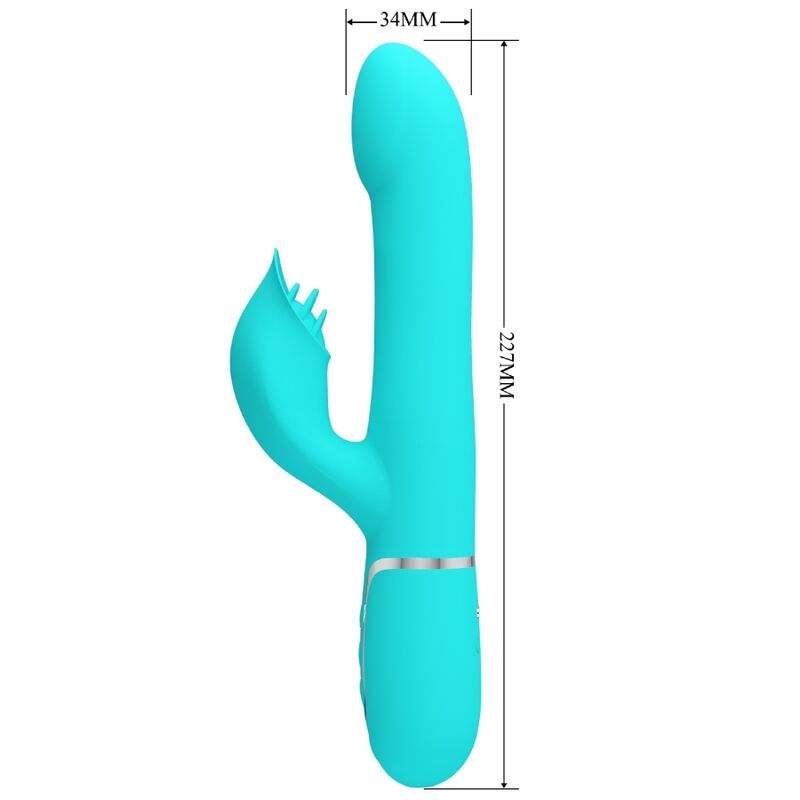 Vibratore Rabbit Pretty Love Flirtation — 7 Modalità, Verde
