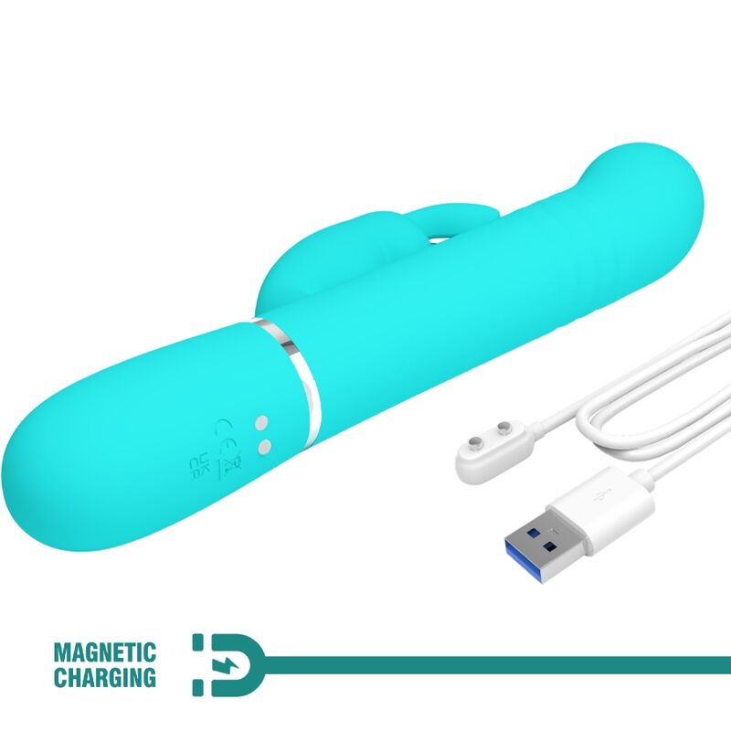 Vibratore Rabbit con Perle Pretty Love Flirtation — 7 Modalità