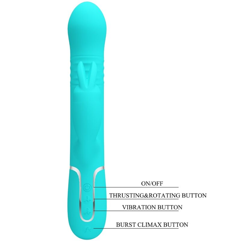 Vibratore Rabbit con Perle Pretty Love Flirtation — 7 Modalità