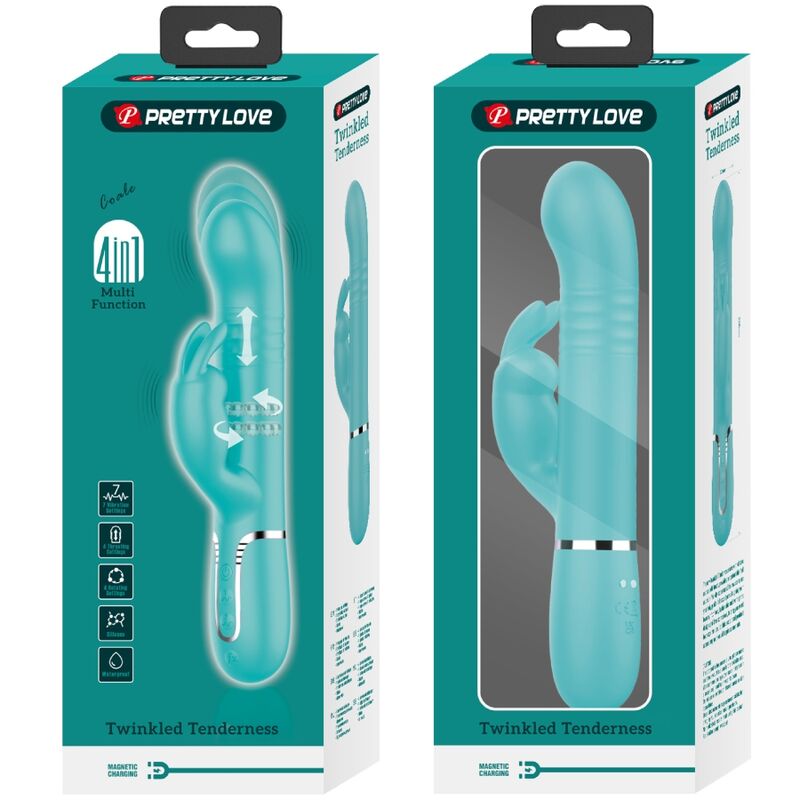 Vibratore Rabbit con Perle Pretty Love Flirtation — 7 Modalità