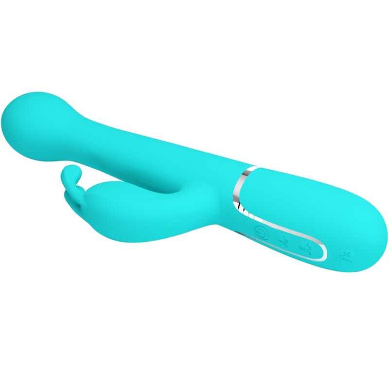 Vibratore Rabbit Pretty Love Dejon — 3 in 1, Verde Acqua