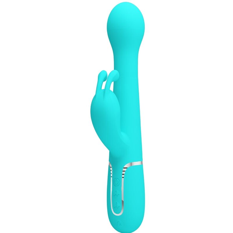 Vibratore Rabbit Pretty Love Dejon — 3 in 1, Verde Acqua