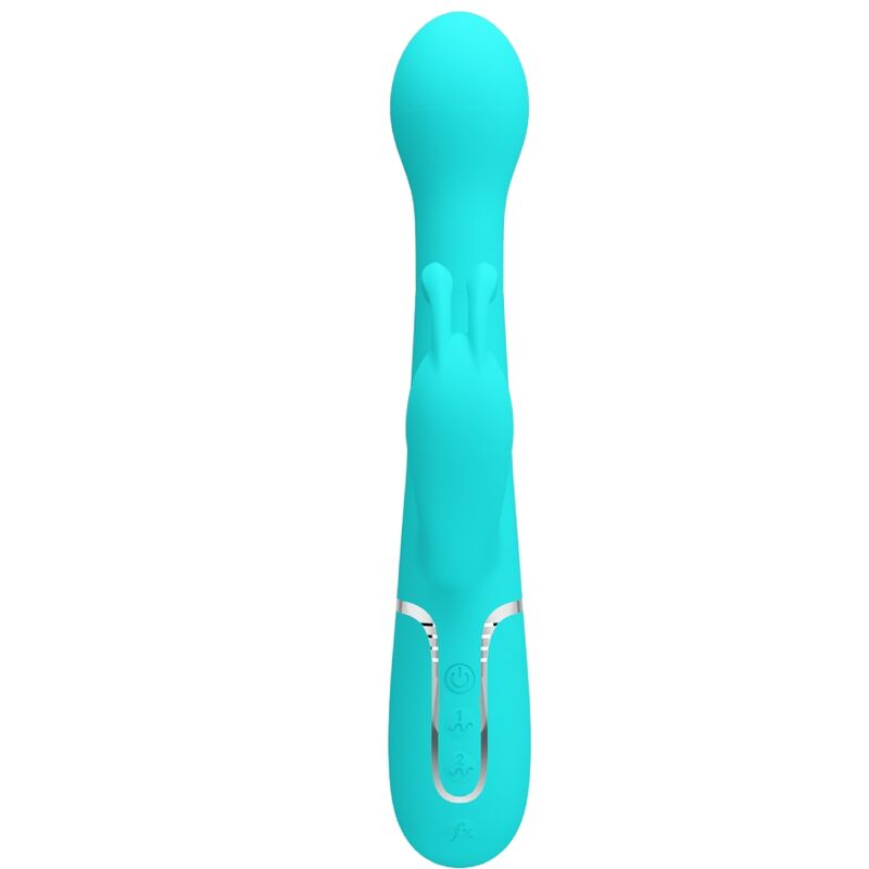 Vibratore Rabbit Pretty Love Dejon — 3 in 1, Verde Acqua