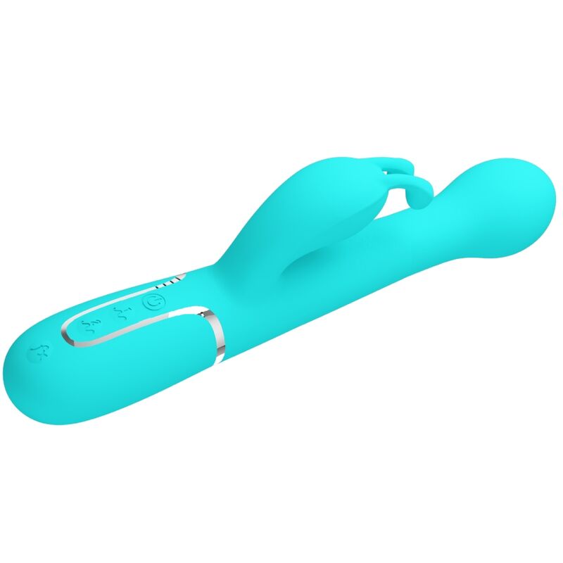 Vibratore Rabbit Pretty Love Dejon — 3 in 1, Verde Acqua
