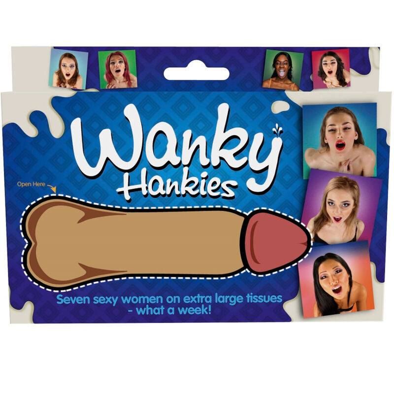 Fazzoletti da Festa Addio al Nubilato Spencer & Fleetwood Wanky Hankies — 7 pz