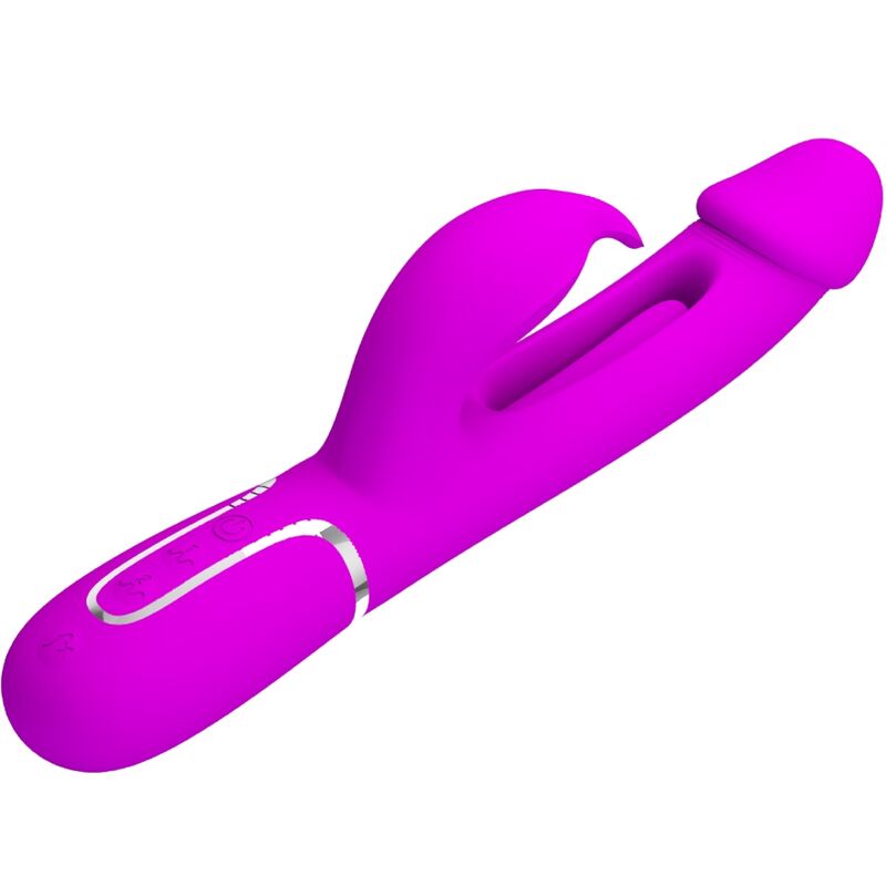 Vibratore Rabbit Pretty Love Dejon — 3 in 1, Fucsia