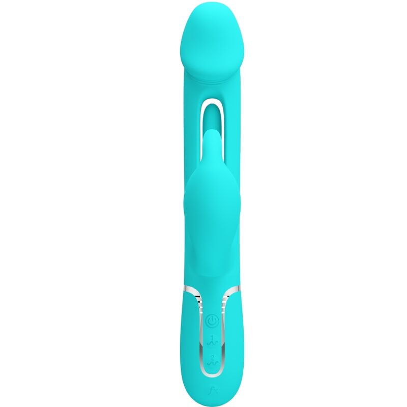 Vibratore Rabbit Pretty Love Dejon — 3 in 1, Verde Acqua